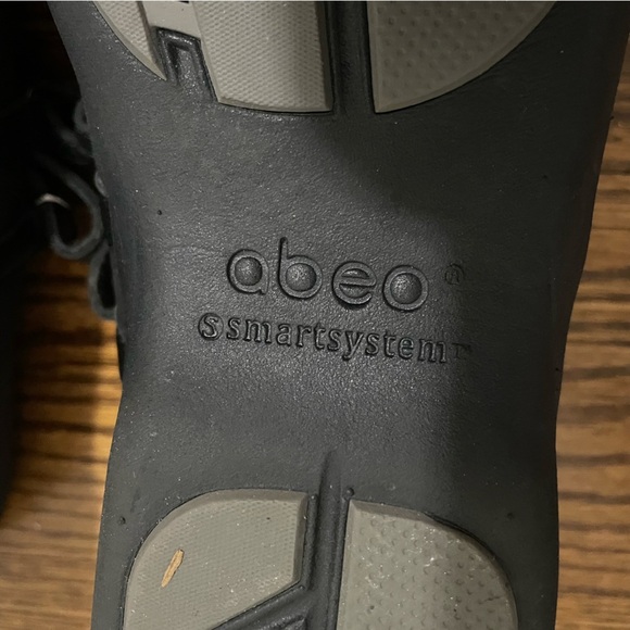Abeo Biomechanical Black Velcro Strap Shoe Ladies Size 10 - Picture 9 of 11